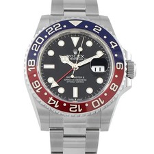 Rolex GMT-Master II Pepsi Steel Oyster Watch 126710BLRO