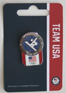 MILANO CORTINA 2026  TEAM USA  SNOWBOARDING OLYMPIC PIN ~ ~ LAST ONE !