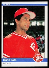 1984 Fleer #483 Mario Soto - VG