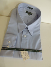 NWT DAVID TAYLOR XXL BLUE DRESS SHIRT
