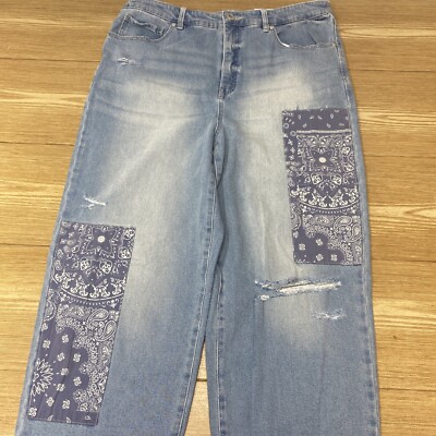 Pantalon Para Mujer Jean Mezclilla Rectos Talle Alto Talla 14 Style & Co