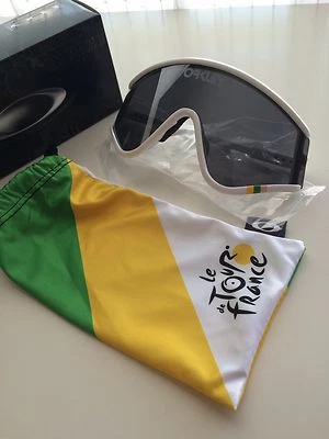 New Oakley Tour the France collection Eyeshade White/black iridium - Photo 1/4