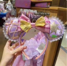 Disney. Parks Rapunzel Tangled Pascal Mickey Ears Minnie Headband Disneyland 