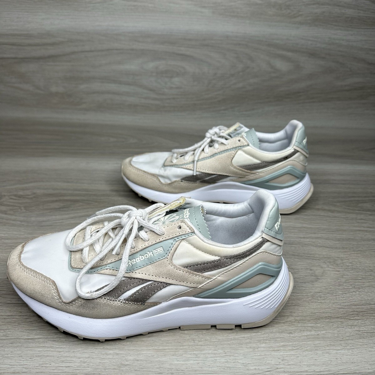 Reebok Legacy AZ Women Leather Running Shoe White Comfort Gym