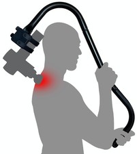  USED BackBadger Massage Gun Holder for Back, for Hard to Reach Areas - Black