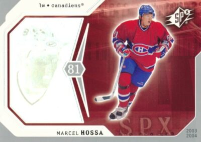 2003-04 SPx #53 MARCEL HOSSA - Montreal Canadiens