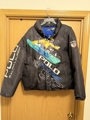 $498 Polo Ralph Lauren Alpine 92 Snowboarding Duck Down