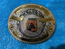 Gist Trophy Belt Buckle 2006 Horse Heeling Reserve Champion APHC