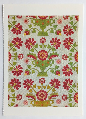 Susan McCord Applikation Quilt Postkarte