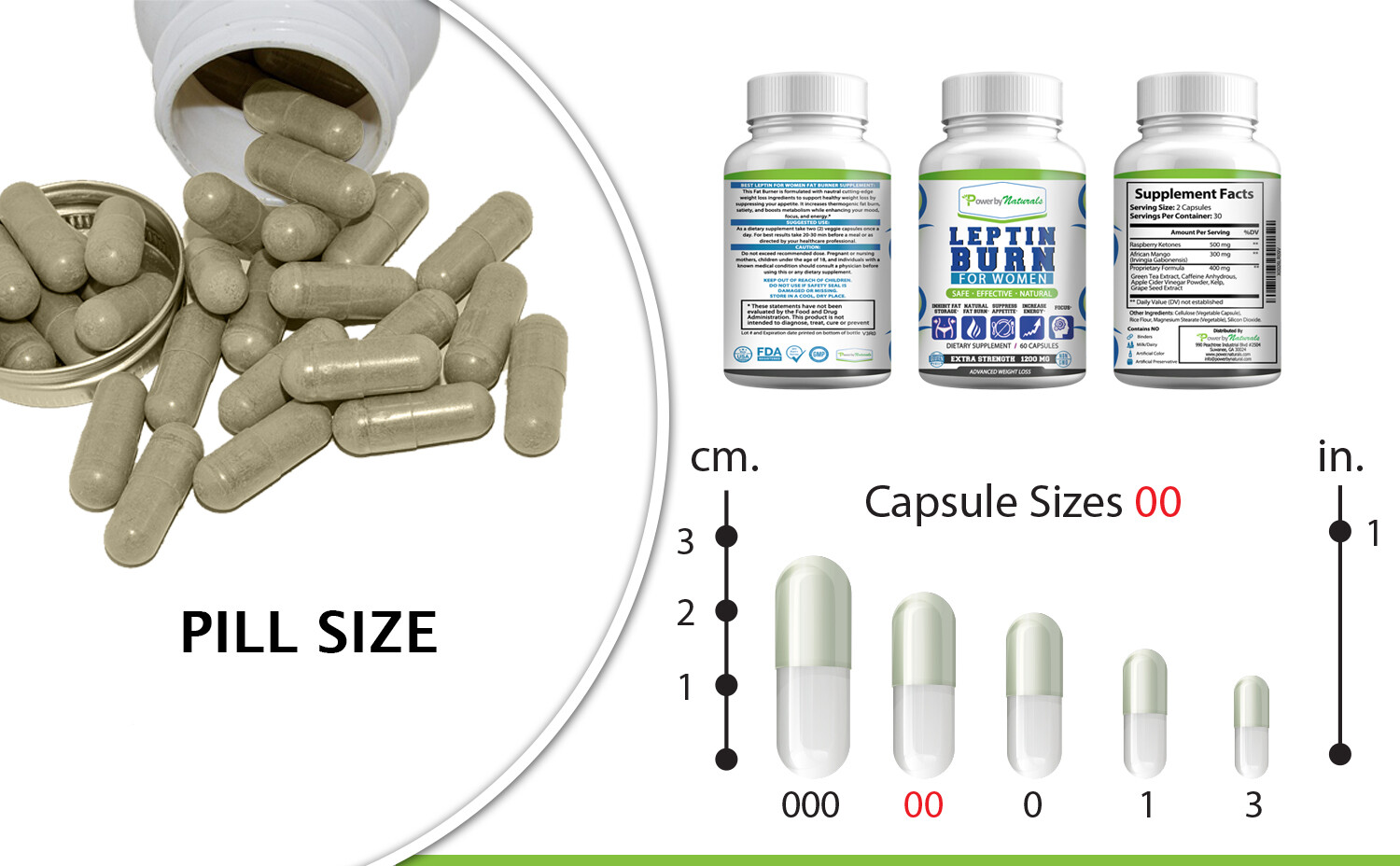 Leptin Burn for Women Diet Pills - Weight Loss, FAT BURNER, Appetite