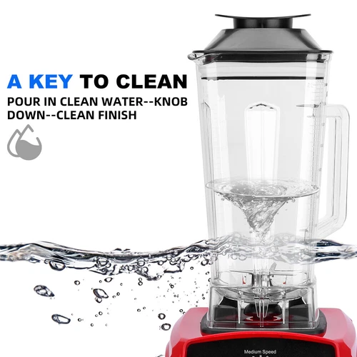 Smoothie Blender 2L Commercial Countertop Blenders Shakes Mixer Juicer Kit Home - Picture 10 of 12