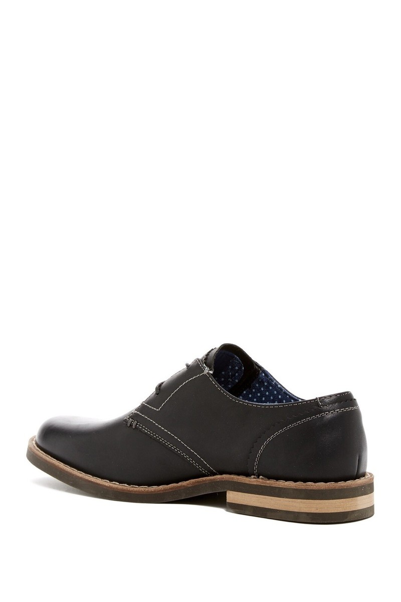 Original Penguin Mens Black Leather Shoes US 9 EUR 42 Original PENGUIN Black Leather Oxford Shoes Mens 9.5 | eBay main image 2