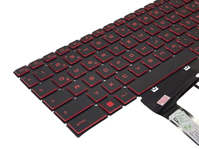 DE - Tastatur mit Rot Beleuchtung für MSI Katana GF76 11UC-698, GF76 11UE-413