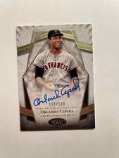 2022 Topps Tier One Orlando Cepeda #PPA-OC Giants Signed Auto #008/199