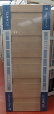 Engineered Oak Garda External 5 Panel Horizontal Door 80x32 78x33 Wooden