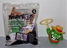 ANGRY BIRDS MOVIE LOT McDonald's Happy Meal Toys Leonard Launcher Cowboy Pig