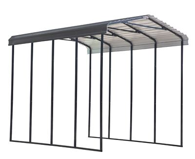 Arrow Carport, 14x20x14, Charcoal