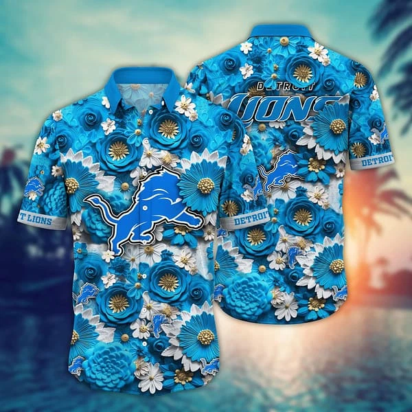 Detroit Lions Hawaiian Shirt 2024 2025