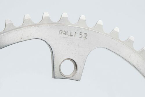 NUEVO DE LOTE ANTIGUO GALLI CADENA 52T BCD 144mm 80s DE COLECCIÓN AÑOS 70 HEROICA BICICLETA DE CARRERAS DE CARRETERA NUEVA - Imagen 3 de 4