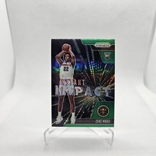 2020-21 Panini Prizm Zeke Nnaji Denver Nuggets Instant Impact Green Rookie #8