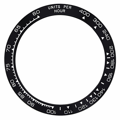 Ceramic Replacement Watch Bezel Insert For Daytona 116568, 116598, 116519 Black