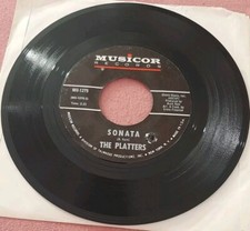 The Platters 45 Sonata / Sweet, Sweet Lovin' Musicor MU-1275 vg