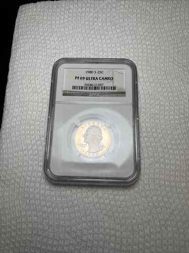 1980 S Washington Quarter PF69 Ultra Cameo NGC Certified