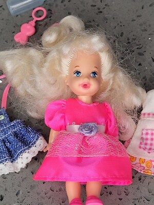 Barbie Kelly Potty Training Doll & Accessories bottle Toilet vtg