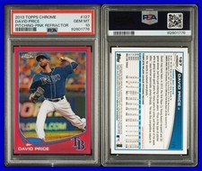 PSA 10 2013 Topps Chrome Pink Refractor #127 David Price 1/5 Tampa Bay Rays POP1