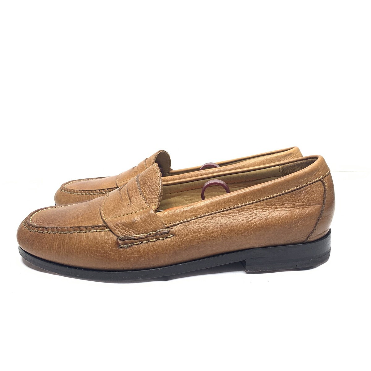 Cole Haan Mens GrandSeries Perforated Leather Penny Loafers Tan C36853 Size 13 M Men main image 3