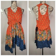 Free People Rendezvous Girl Dress Size Medium Slinky Bohemian Whimsical Festival