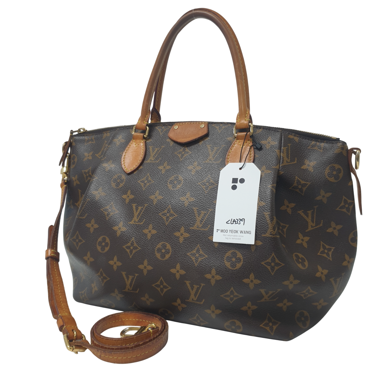 TARIFF FREE Authentic Louis Vuitton Turenne MM Monogram M48814