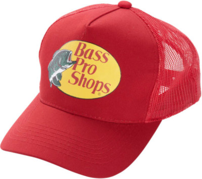 Bass Pro Shops Mesh Cap Hat Adjustable Snapback Trucker Fishing Baseball Outdoor
