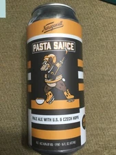Narragansett Brewery Pasta Sauce Beer Can David Pastrnak Boston Bruins Hockey