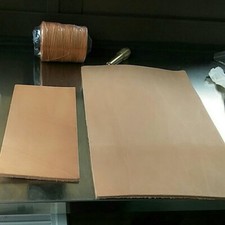 5mm Thick Natural Veg Tanned Cowhide Leather Scabbard DIY Craft 10/20/30cm Trim
