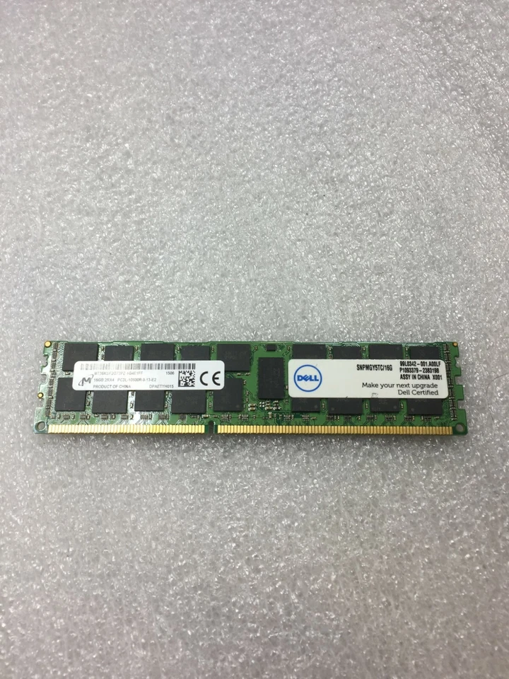 LOTE DE 4 MICRAS 16GB PC3-10600R ECC Servidor RAM MT36KSF2G72PZ-1G4E1FF ENVÍO Y DEVOLUCIÓN GRATUITOS Foto 2 de 4