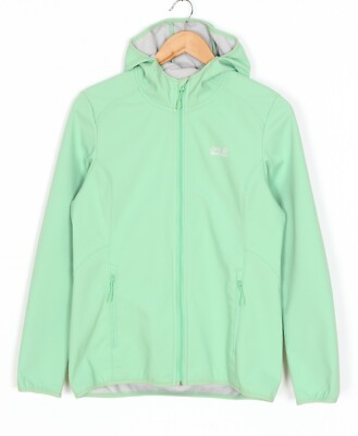 JACK WOLFSKIN Northern Point Hooded Soft Shell Jacket Women Size S UK 8/10