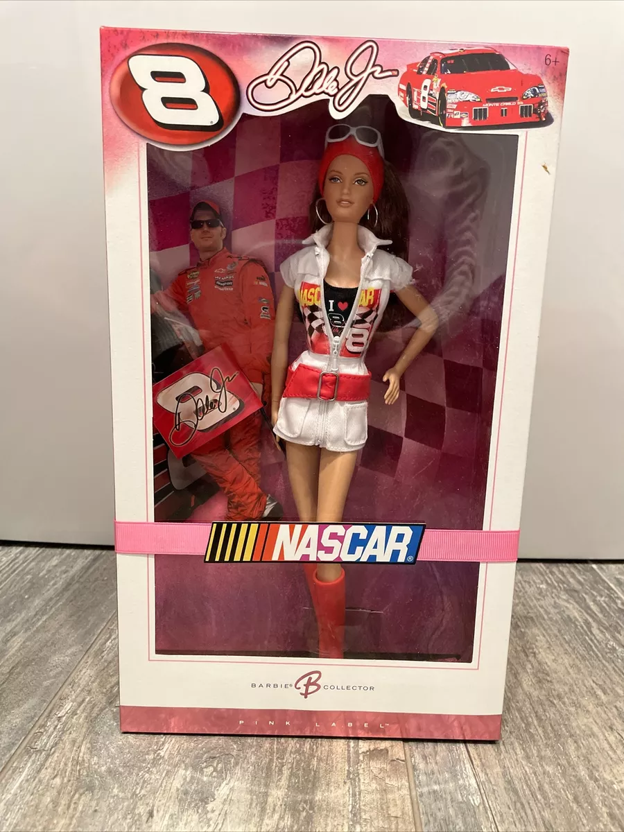 Barbie NASCAR Dale Ernhardt Jr. K7973 NRFB Pink Label eBay