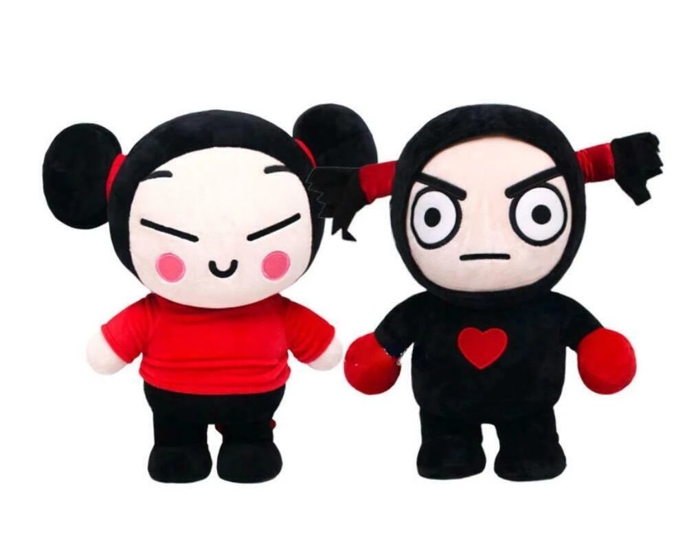 2pc PUCCA Garu Chinese Doll Stuffed statue Wedding Couple Plush