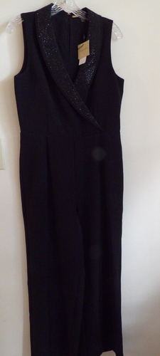 Tahari Elegant Black Dress/Pants 8 NWT