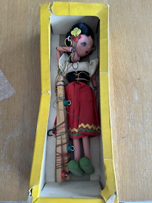 Puppet Gypsy GENUINE VINTAGE PELHAM GYPSY GIRL PUPPET BOXED | eBay UK