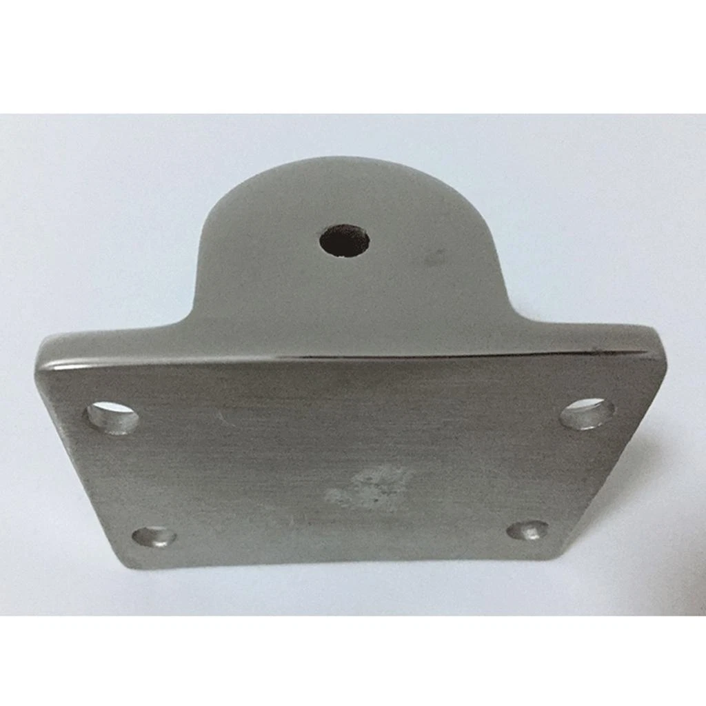 Maniglia Per Portello Barca In Acciaio Inox 316 - Base Ovale, 16,5 Cm, Foro Passante