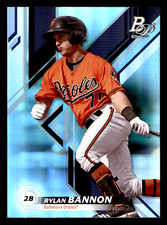 2019 Bowman Platinum Rylan Bannon Top Prospects Sky Blue #TOP-68 - Orioles