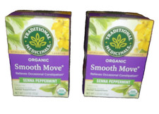 Traditional Medicinals Two Packs Of 16 Senna Peppermint Tea
