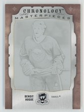 2018-19 UD Chronology Masterpieces Printing Plate Black Benoit Hogue RC 1/1