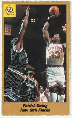 Patrick Ewing New York Knicks   1995 Magic Sport ID Card   German Insert NBA #68