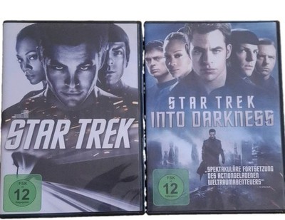 2x DVD Star Trek + Star Trek Into Darkness FSK 12 Widescreen PAL DE/EN/TR 