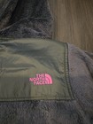 The North Face Full Zip Fleece Hoodie Jacket Pink Gray Fur Girl's Large L 14/16 — photo 4
