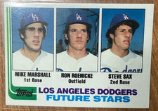 1982 Topps Steve Sax Rookie card. rookie card picture
