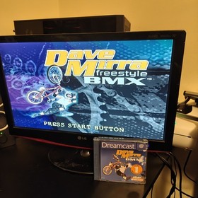 Dave Mirra Freestyle BMX Dreamcast Juego con Manual